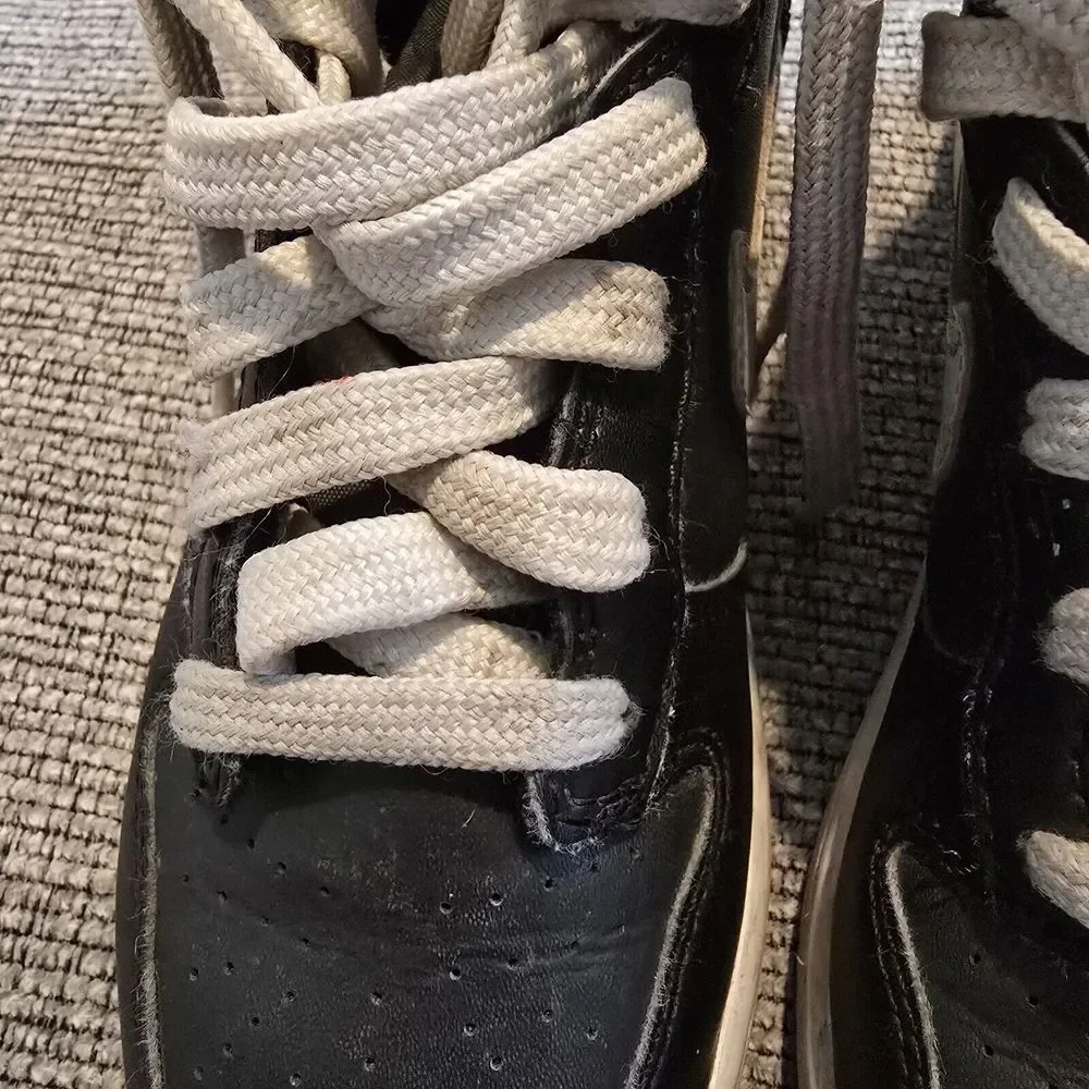 Nike Dunk High GS‎ Anthracite Black White Leather DH9753-001 Size 1.5Y